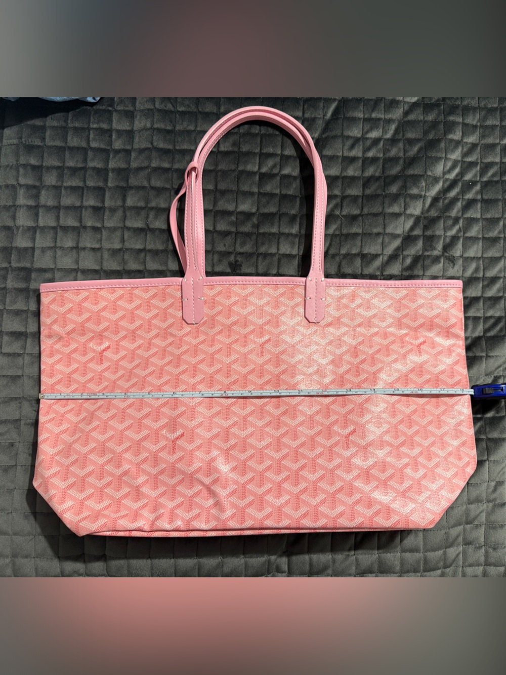 (Goyard ) Pink St. Louis PM Coated Canvas Tote